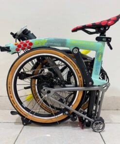 Brompton x Tour de France S12L-X P Line – Titanium Superlight 2025