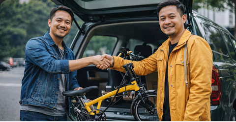 Andi – Jakarta “Brompton bekas yang saya beli kondisinya sangat bagus