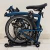 Brompton C Line H6RD Ocean Blue Black Edition 2024 | Dynamo Lamps