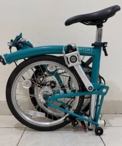 Brompton C Line M3E Water Blue 2020 | Bekas Istimewa Upgrade Pedal