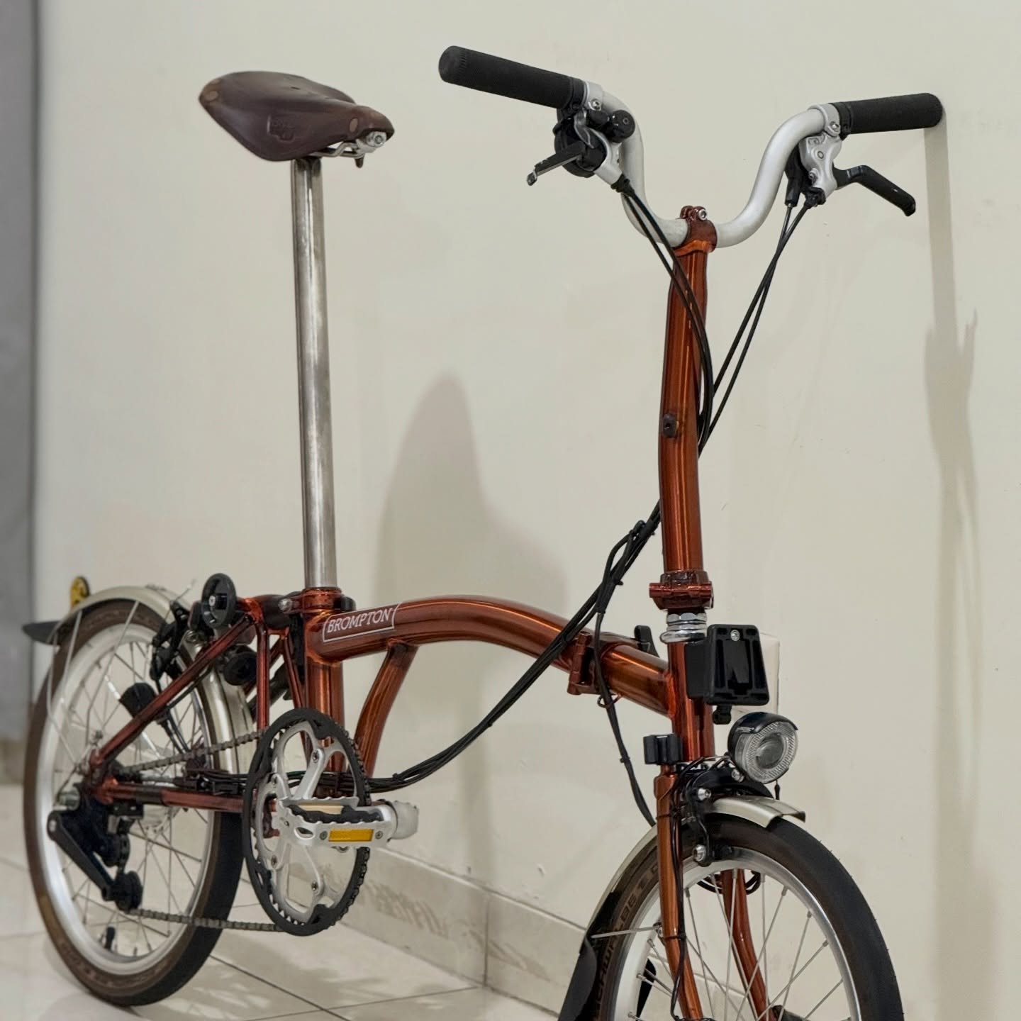 Brompton C Line M6LD Flame Lacquer 2019 (1) - Brompton Bekas Brompton C Line M6LD Flame Lacquer 2019 |