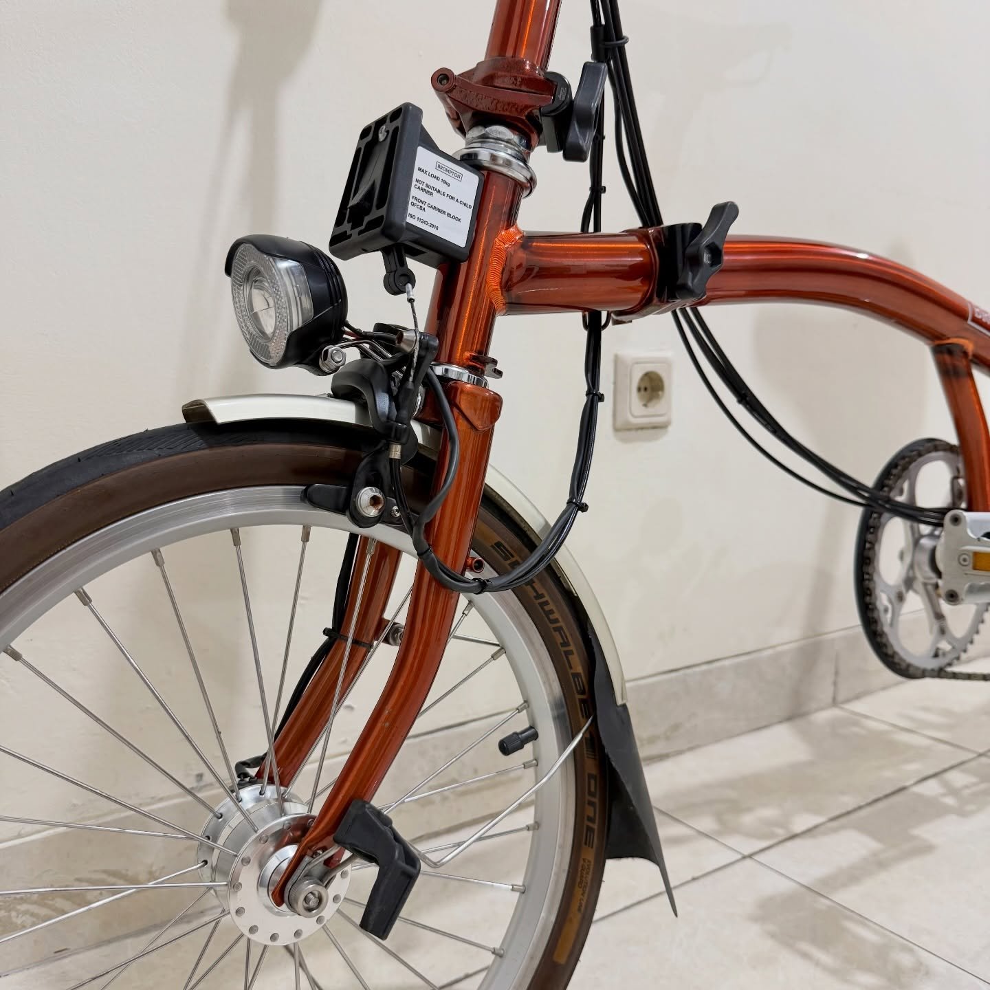 Brompton C Line M6LD Flame Lacquer 2019 (6) - Brompton Bekas