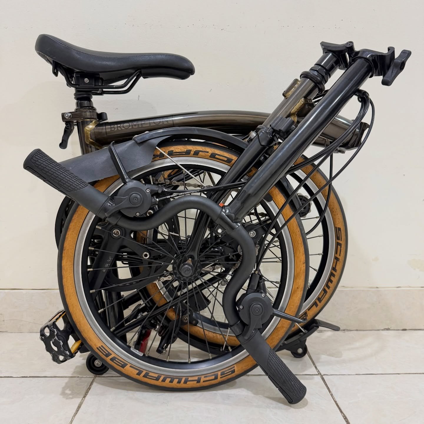 Brompton H6L Black Lacquer Black Edition 2021 (10) - Brompton Bekas