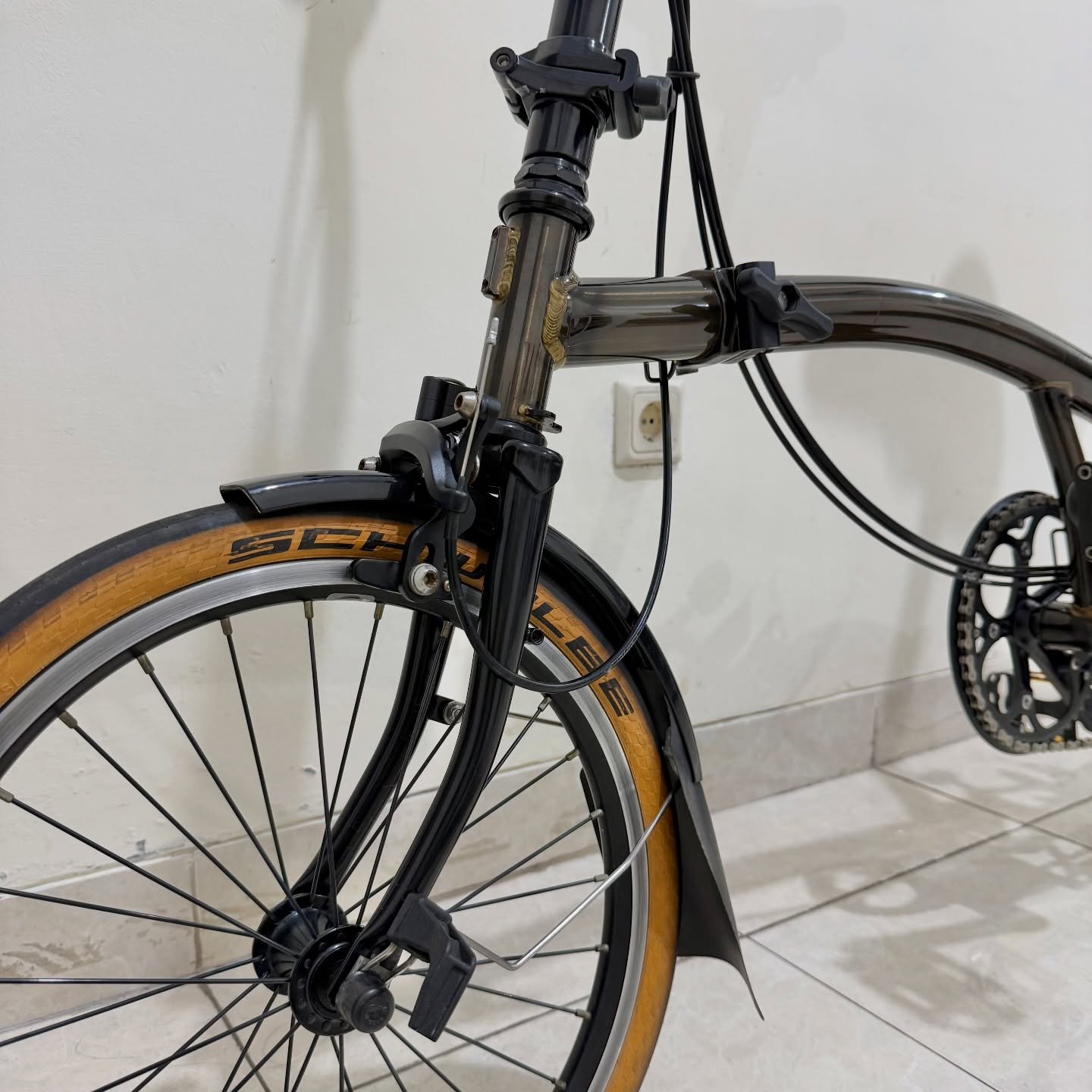 Brompton H6L Black Lacquer Black Edition 2021 (6) - Brompton Bekas