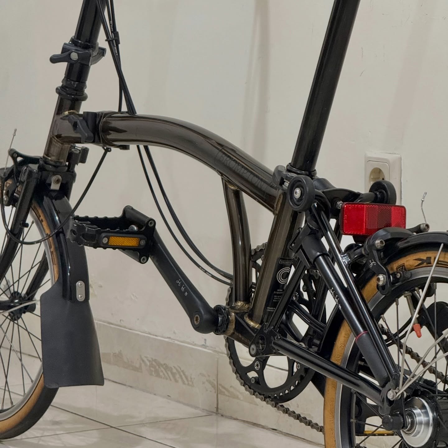 Brompton H6L Black Lacquer Black Edition 2021 (9) - Brompton Bekas
