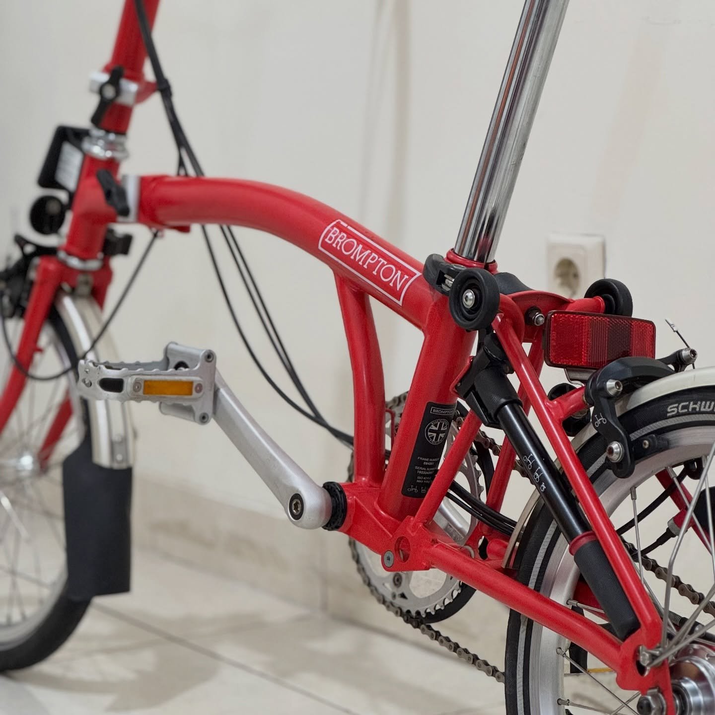 Brompton H6L Red Rocket 2019 5 - Brompton Bekas