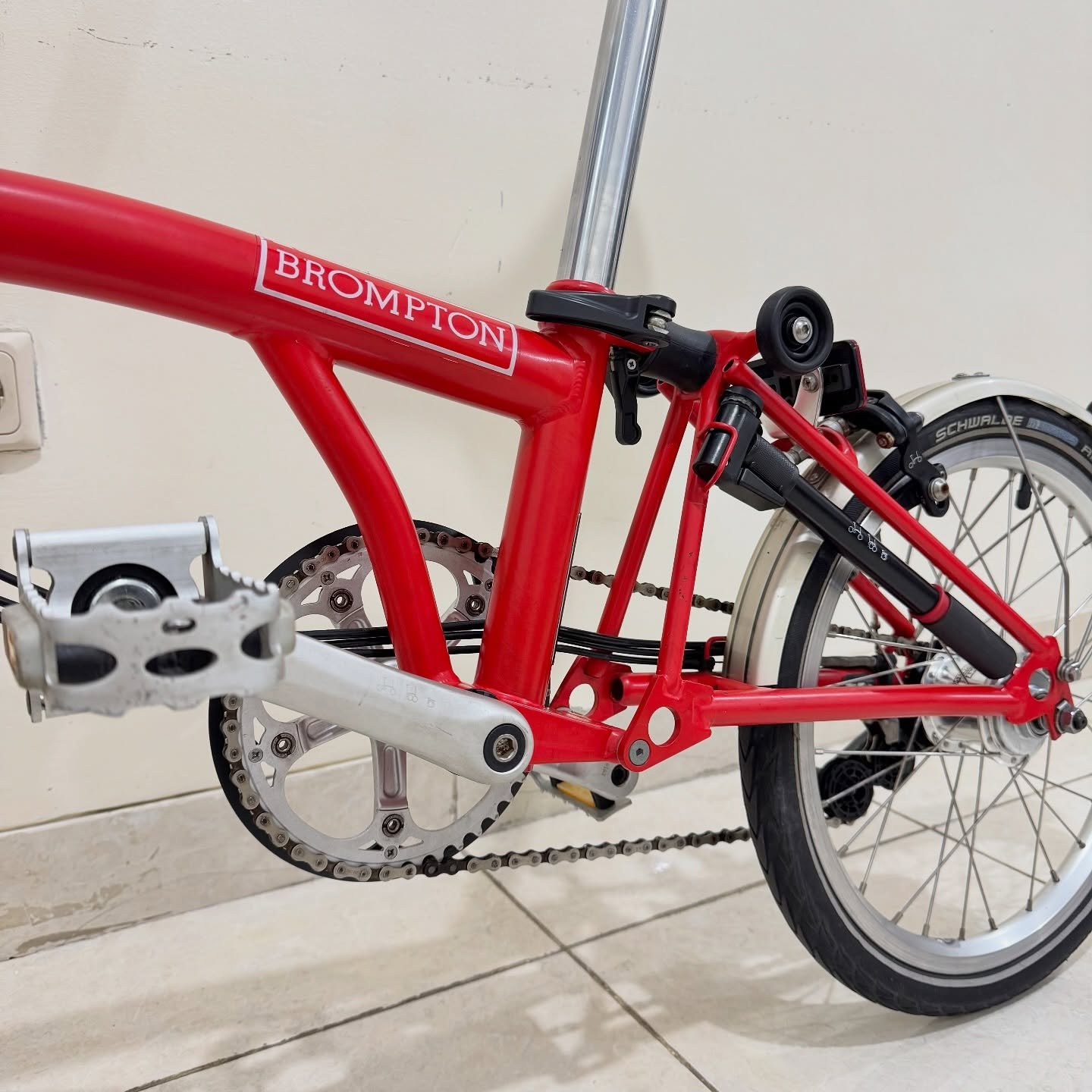 Brompton H6L Red Rocket 2019 6 - Brompton Bekas