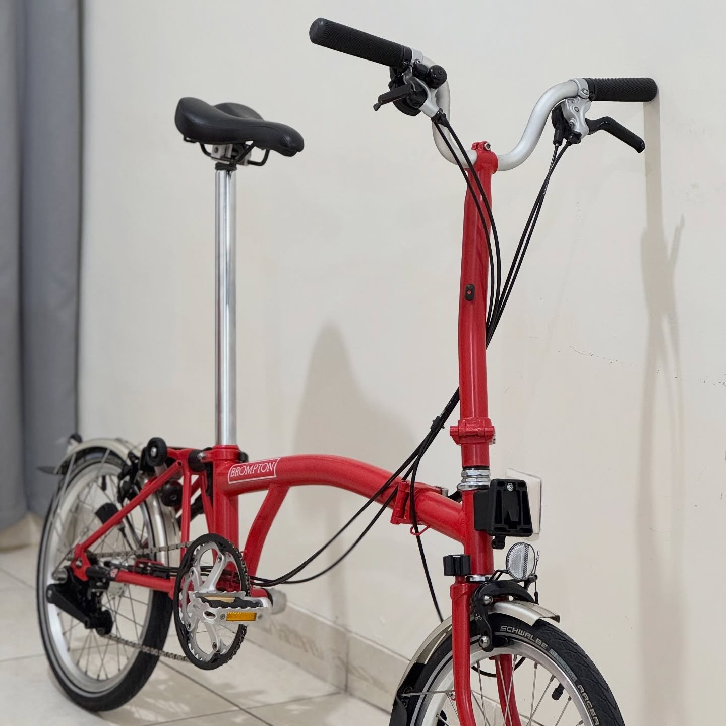 Brompton H6L Red Rocket 2019 7 - Brompton Bekas