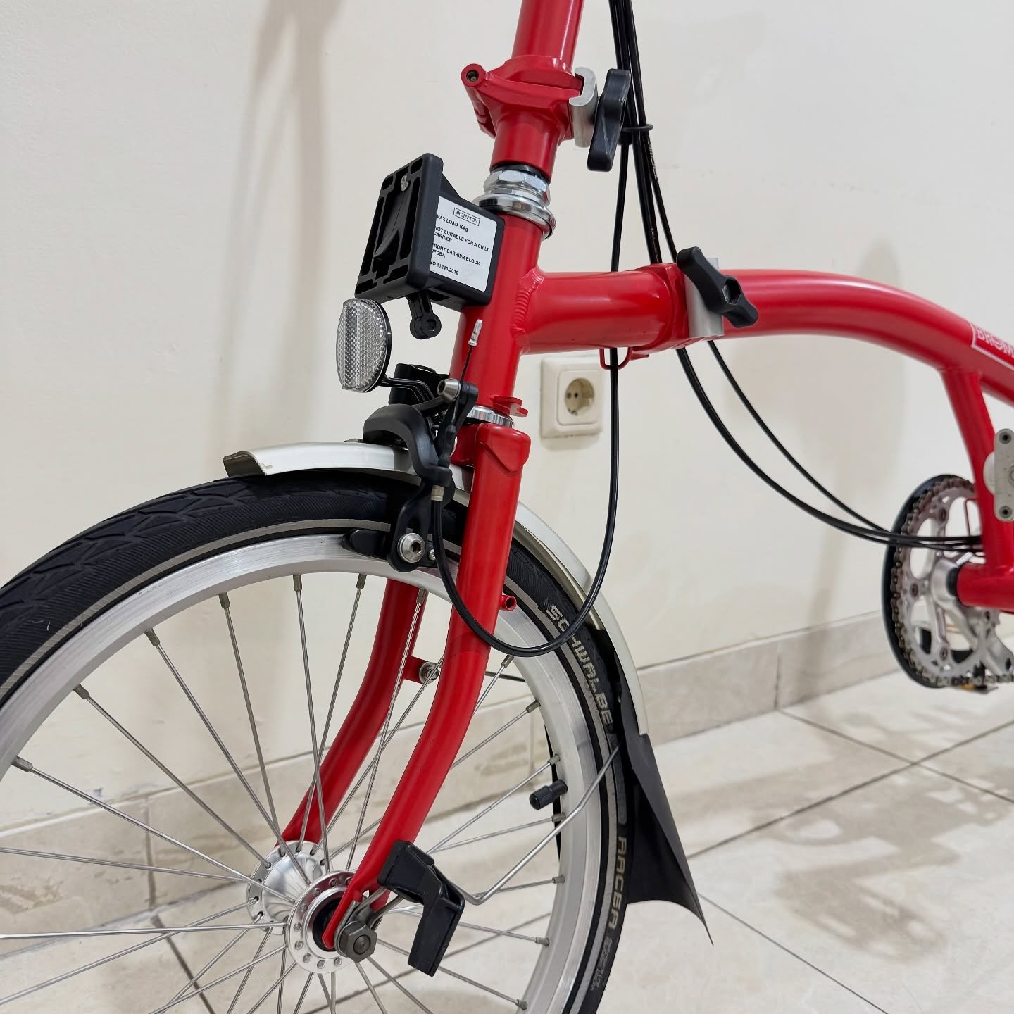 Brompton H6L Red Rocket 2019 8 - Brompton Bekas