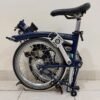 Brompton H6L Tempest Blue 2018 | Bekas Istimewa dengan Brooks Handgrip