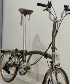 Brompton H6R Raw Lacquer 2014 | Good Condition dengan Brooks B17