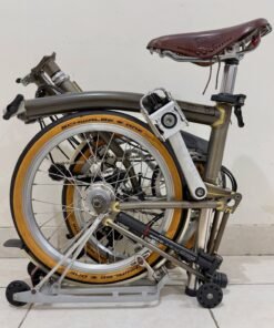 Brompton H6R Raw Lacquer 2014 | Good Condition dengan Brooks B17