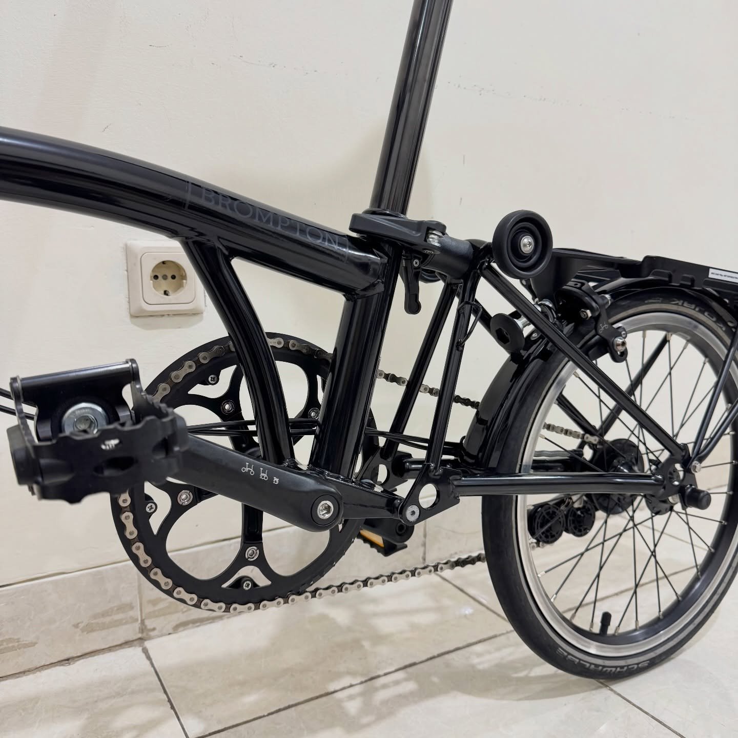 Brompton M2R Black Black Edition 2019 3 - Brompton Bekas