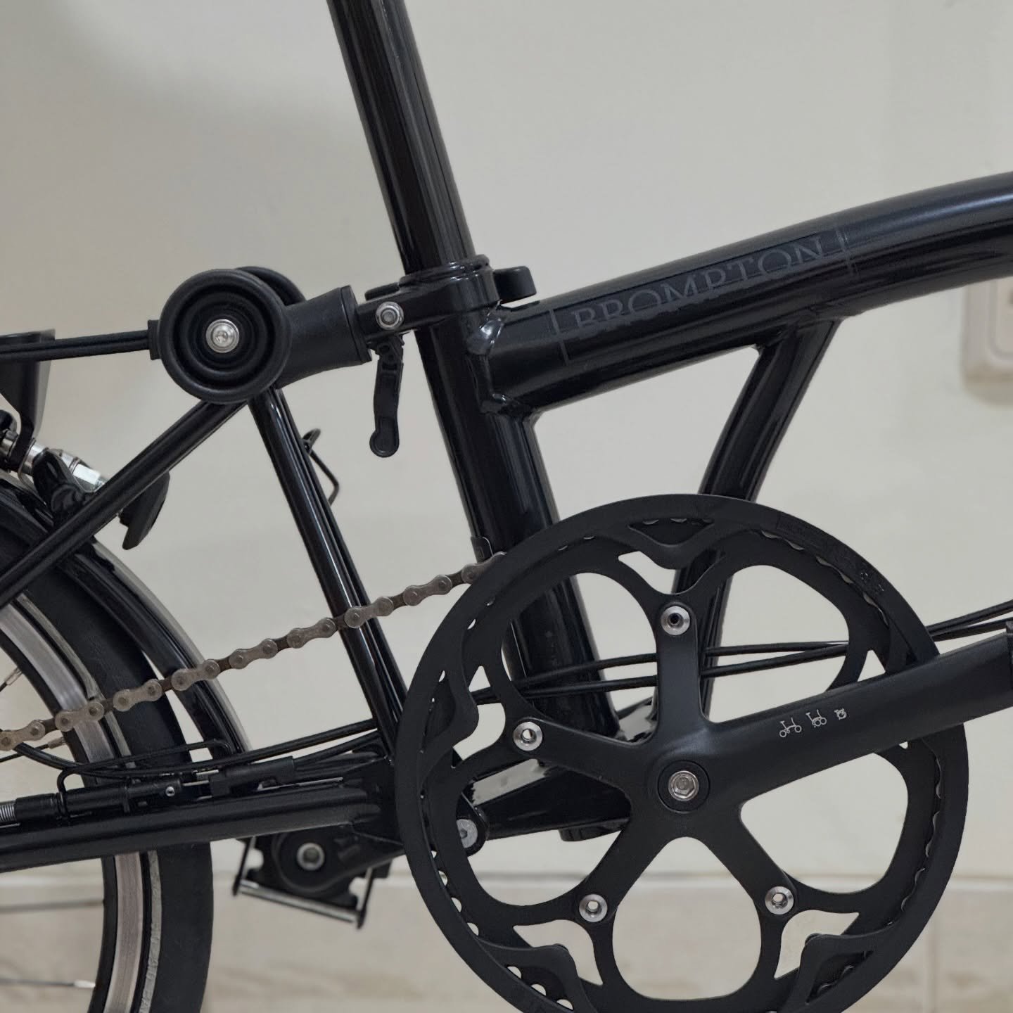 Brompton M2R Black Black Edition 2019 4 - Brompton Bekas