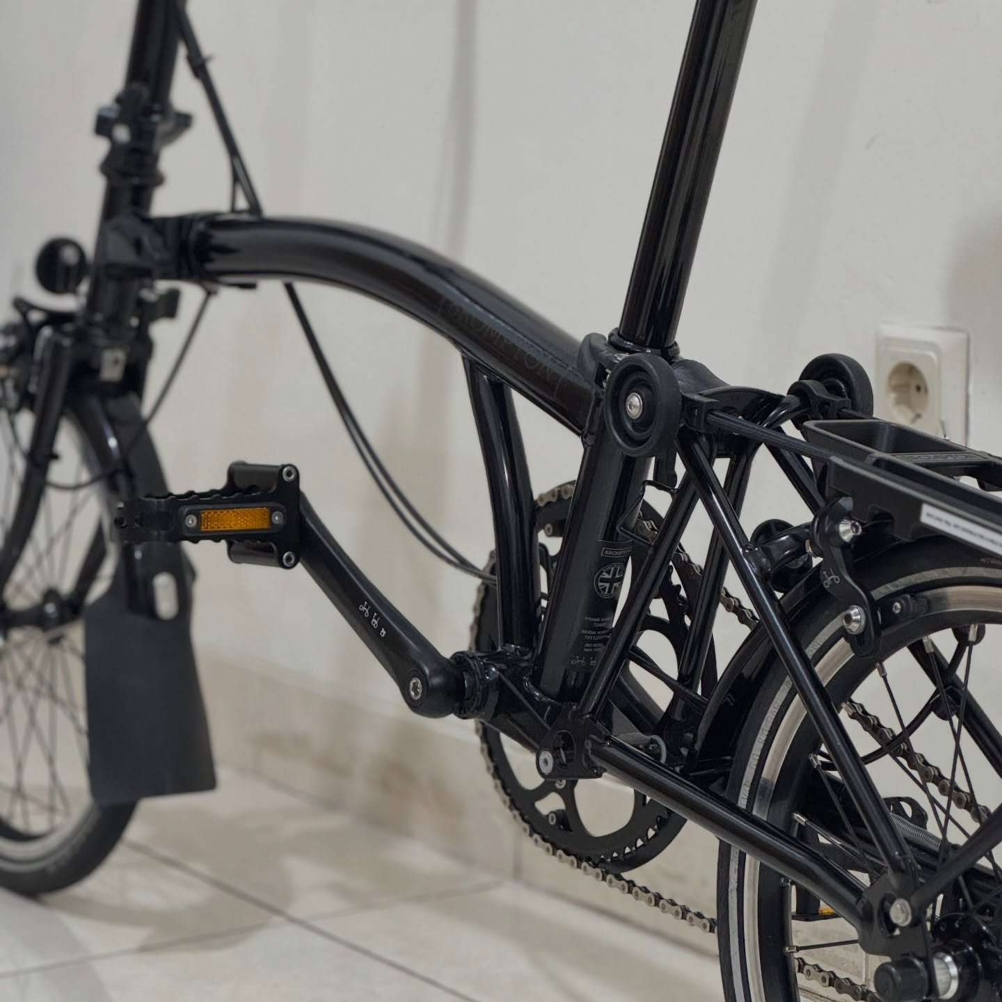 Brompton M2R Black Black Edition 2019 6 - Brompton Bekas