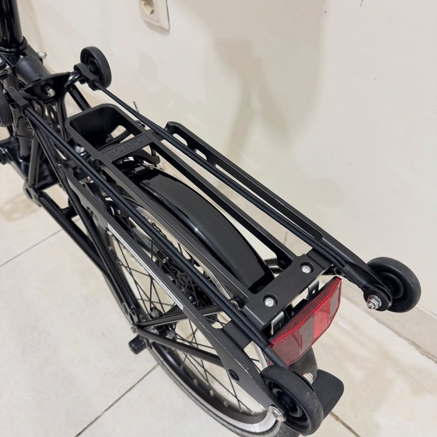 Brompton M2R Black Black Edition 2019 7 - Brompton Bekas