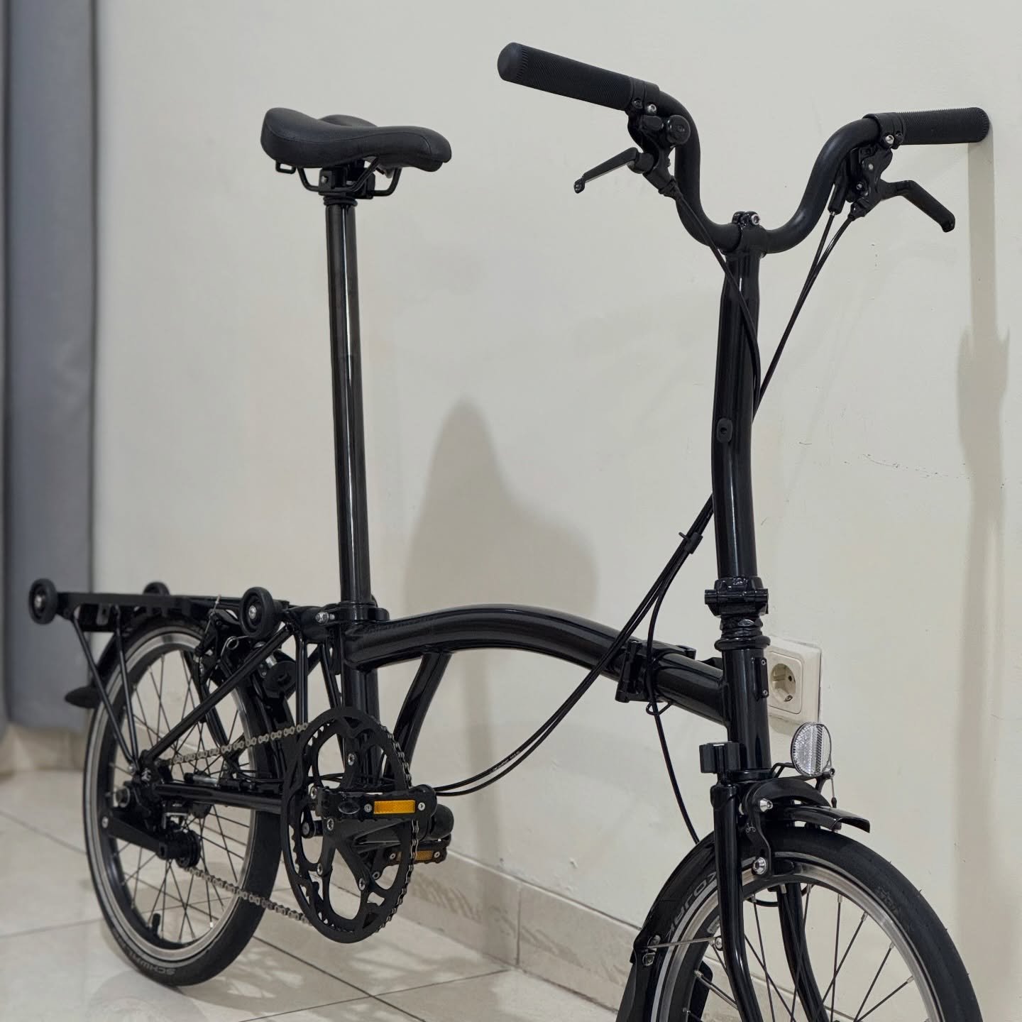 Brompton M2R Black Black Edition 2019 8 - Brompton Bekas
