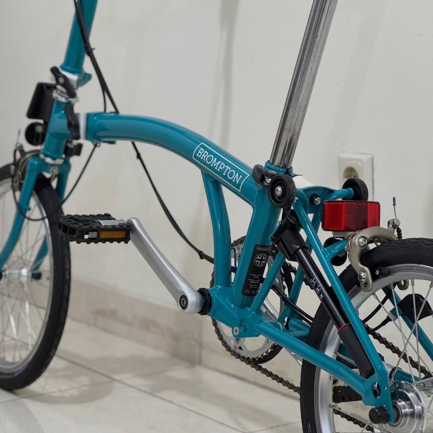 Brompton M3E Water Blue 2019 10 - Brompton Bekas