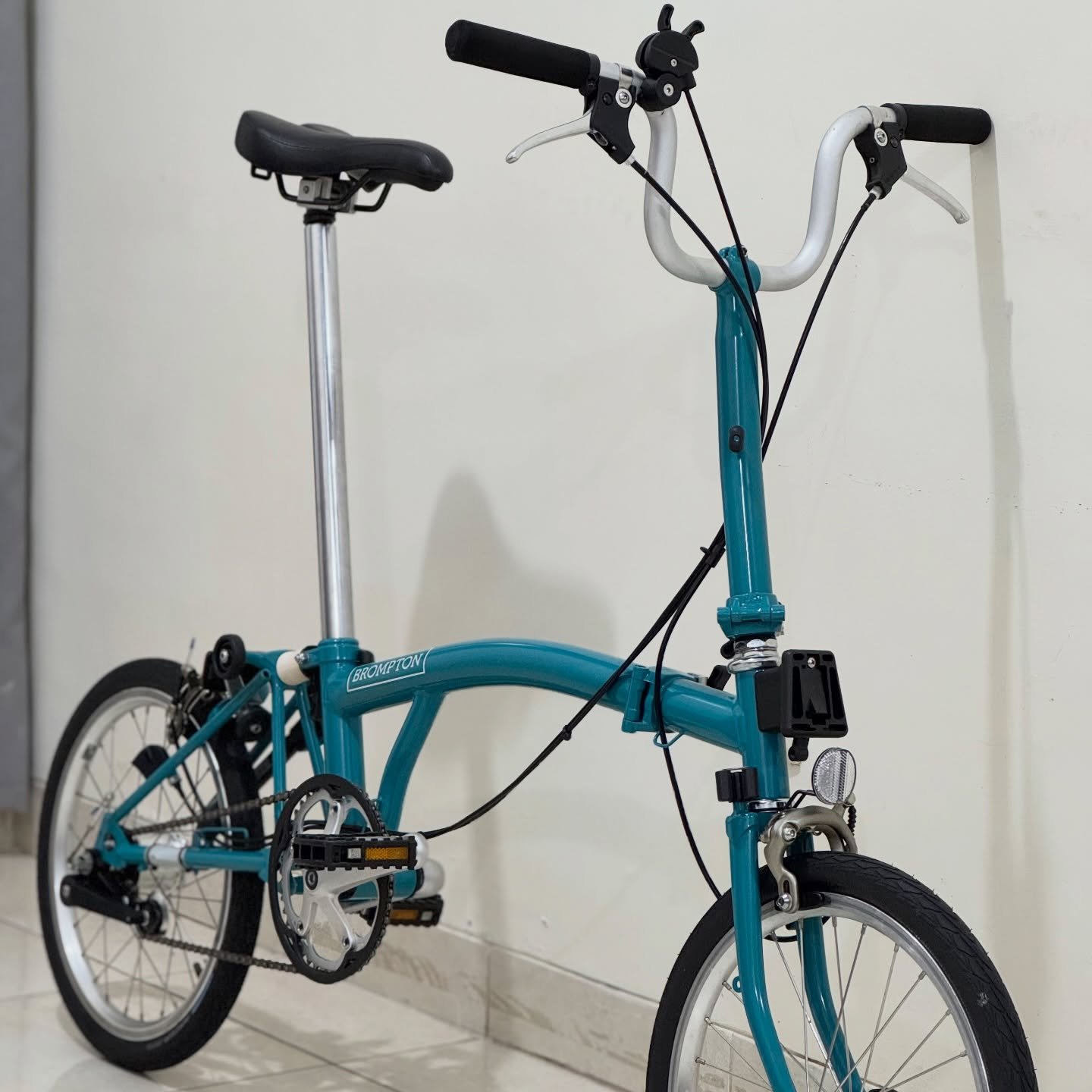Brompton M3E Water Blue 2019 4 - Brompton Bekas