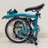 Brompton M3E Water Blue 2019 7 - Brompton Bekas Brompton M3E Water Blue 2019