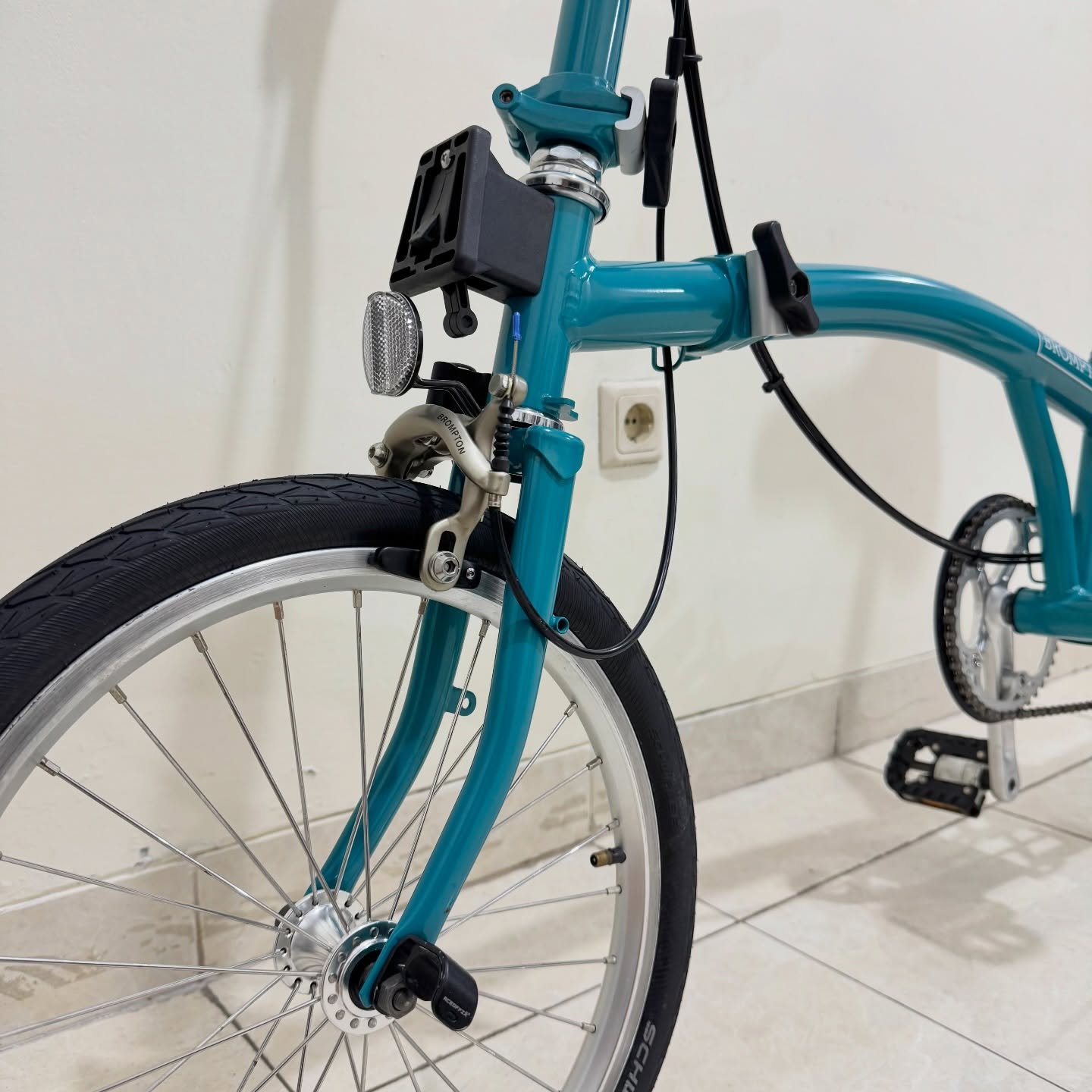 Brompton M3E Water Blue 2019 9 - Brompton Bekas
