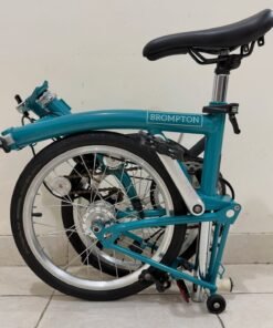 Brompton M3E Water Blue 2019 Bekas Istimewa 92% Original (2) - Brompton Bekas Brompton M3E Water Blue 2019 | Bekas Istimewa 92% Original