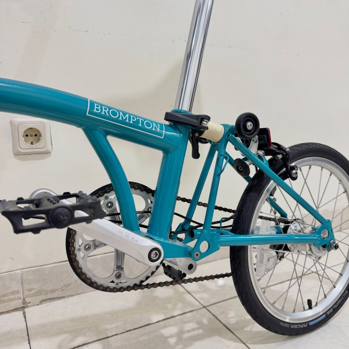 Brompton M3E Water Blue 2020 4 - Brompton Bekas