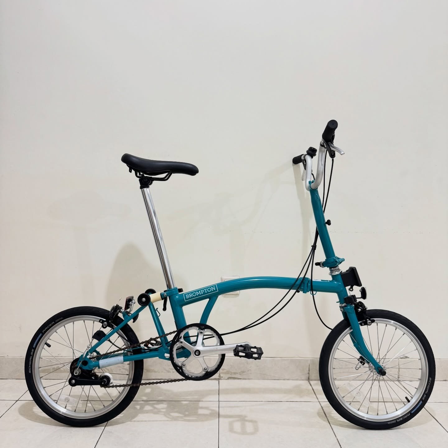 Brompton M3E Water Blue 2020 5 - Brompton Bekas