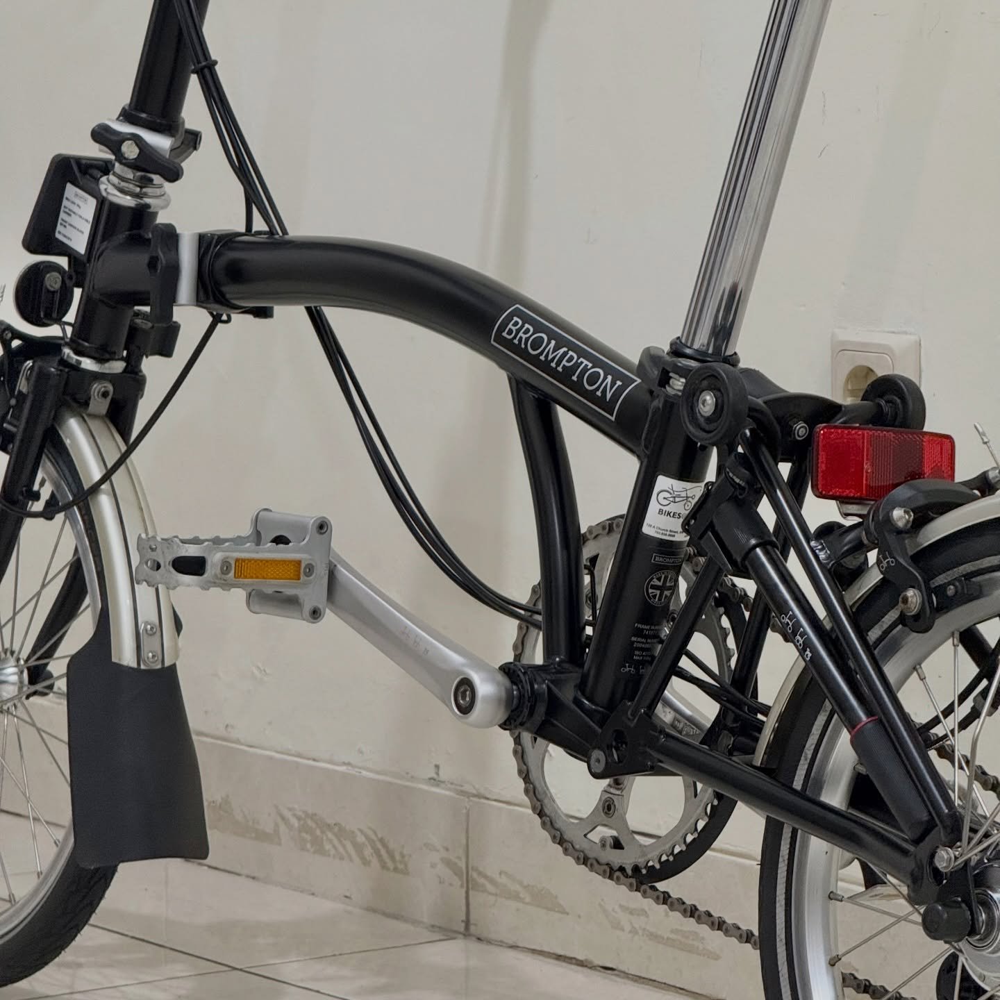 Brompton M6L Black 2020 Bekas Istimewa 93% Original Siap Pakai (5) - Brompton Bekas