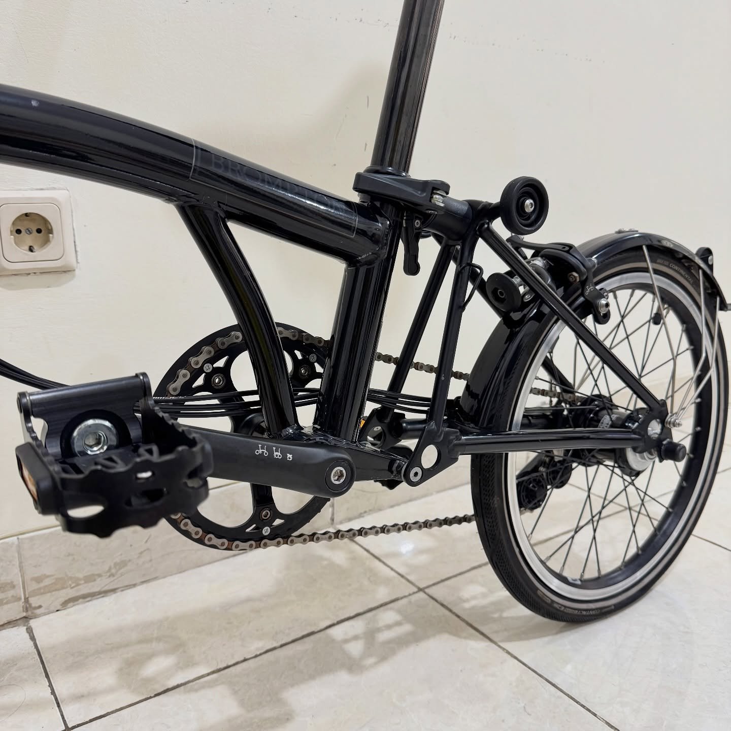 Brompton M6L Black Black Edition 2019 4 - Brompton Bekas