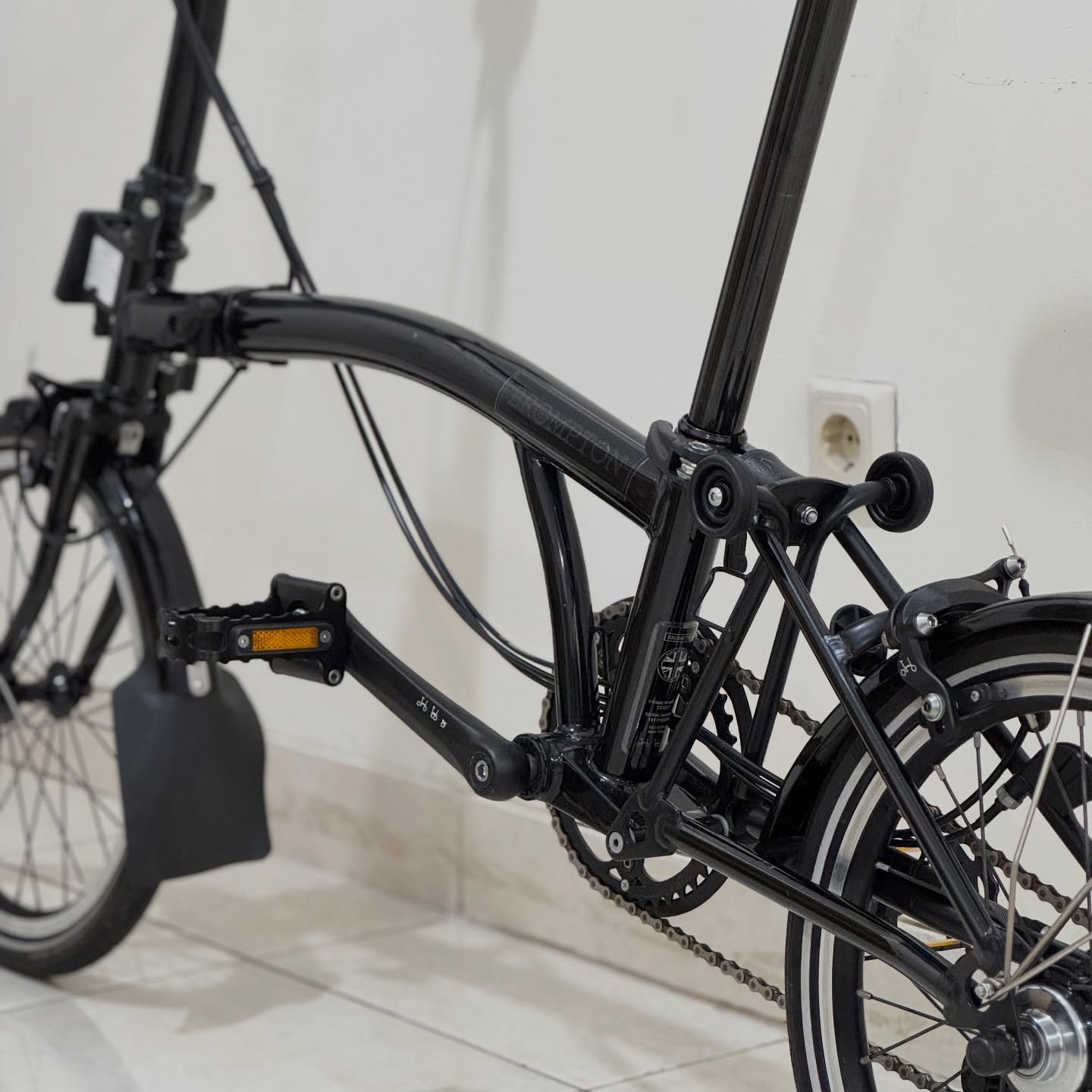 Brompton M6L Black Black Edition 2019 5 - Brompton Bekas