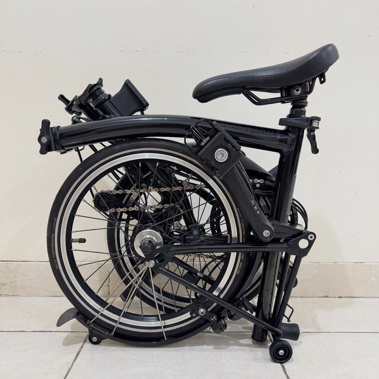 Brompton M6L Black Black Edition 2019 6 - Brompton Bekas Brompton M6L Black Black Edition 2019