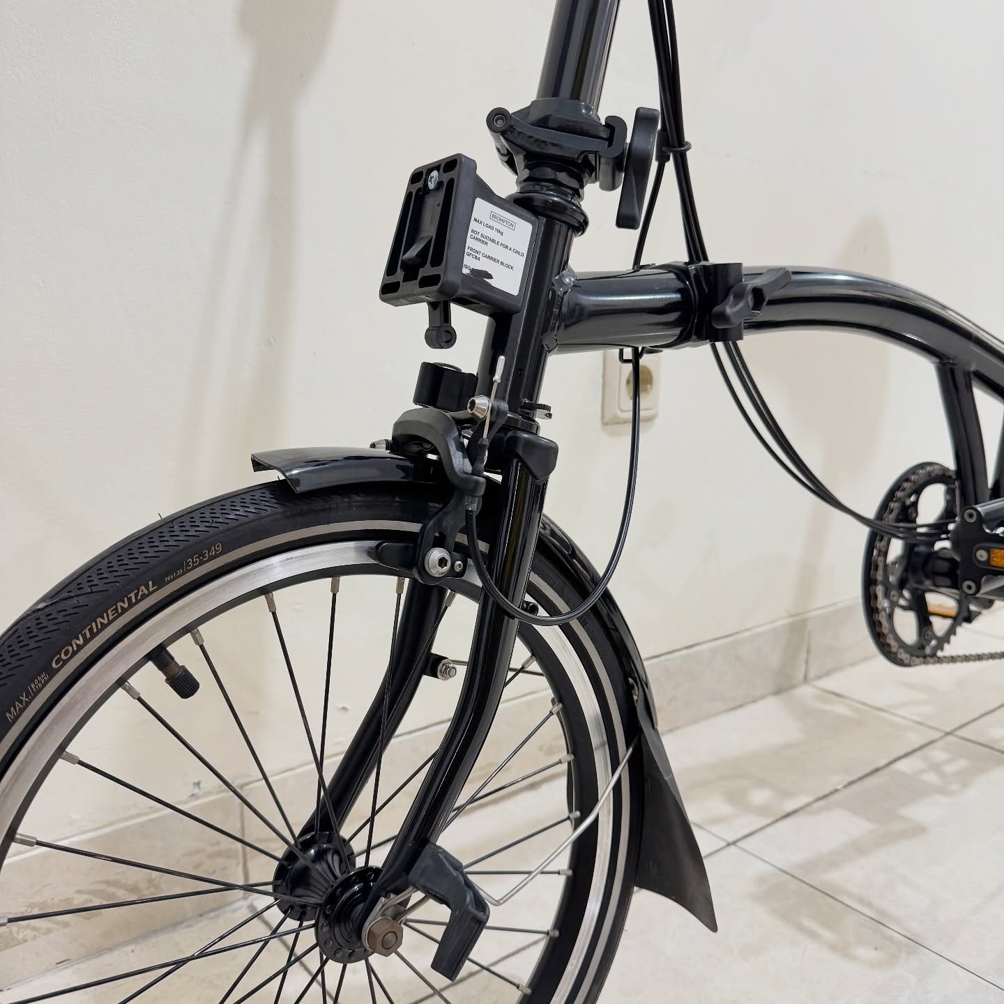 Brompton M6L Black Black Edition 2019 7 - Brompton Bekas