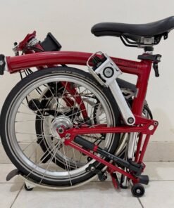 Brompton M6L House Red 2020 Bekas Istimewa 93% Original (2) - Brompton Bekas Brompton M6L House Red 2020 | Bekas Istimewa 93% Original