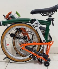 Brompton M6L Racing Green Orange 2019