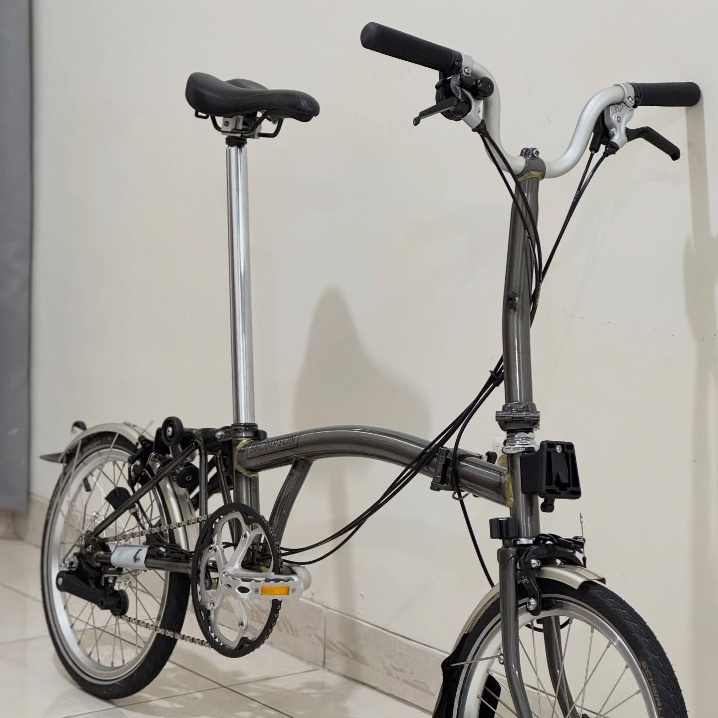 Brompton M6L Raw Lacquer 2020 9 - Brompton Bekas