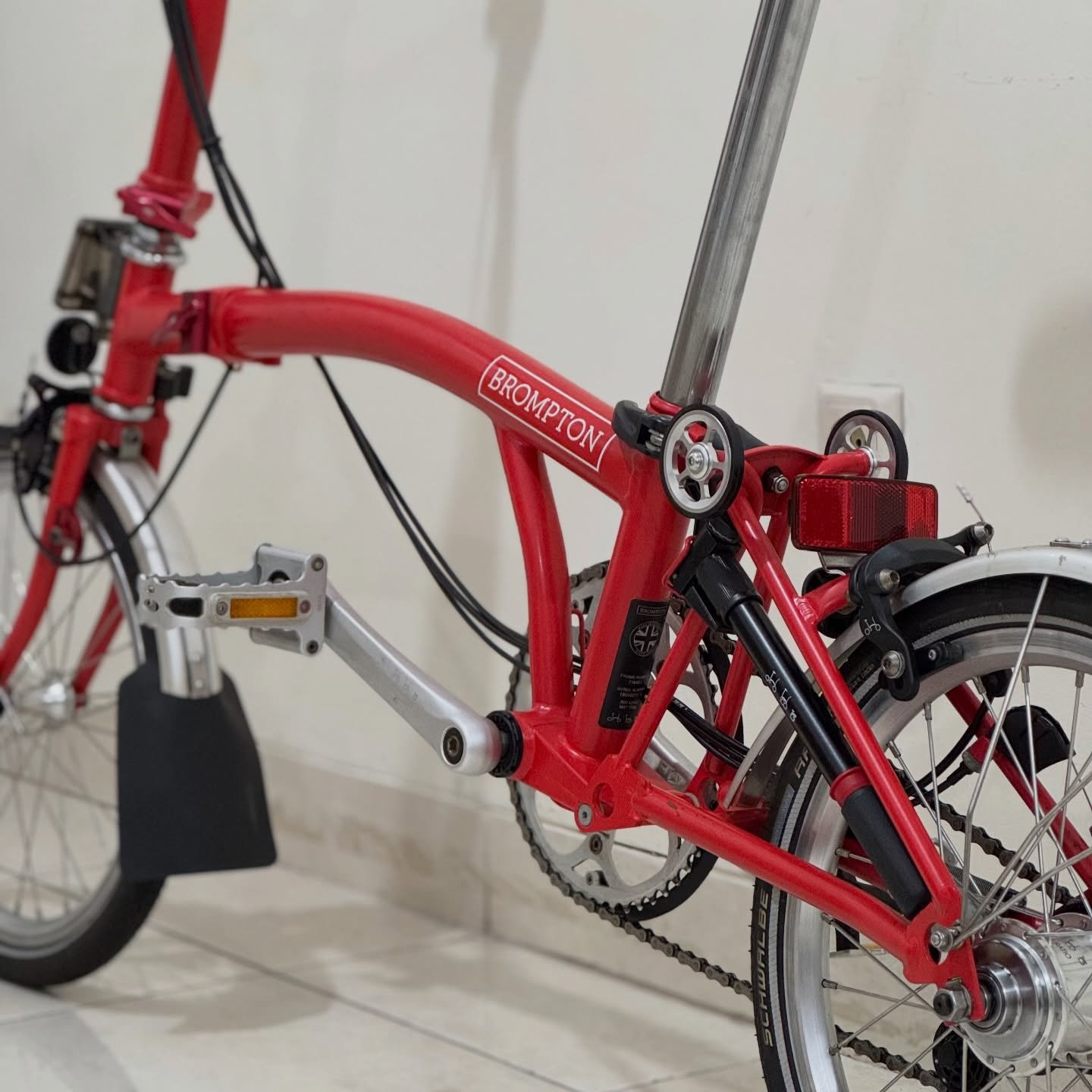 Brompton M6L Raw Lacquer 2020 Bekas Istimewa 93 Original 7 - Brompton Bekas