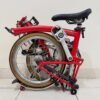 Brompton M6L Red Rocket 2019 | Bekas Istimewa 90% Original