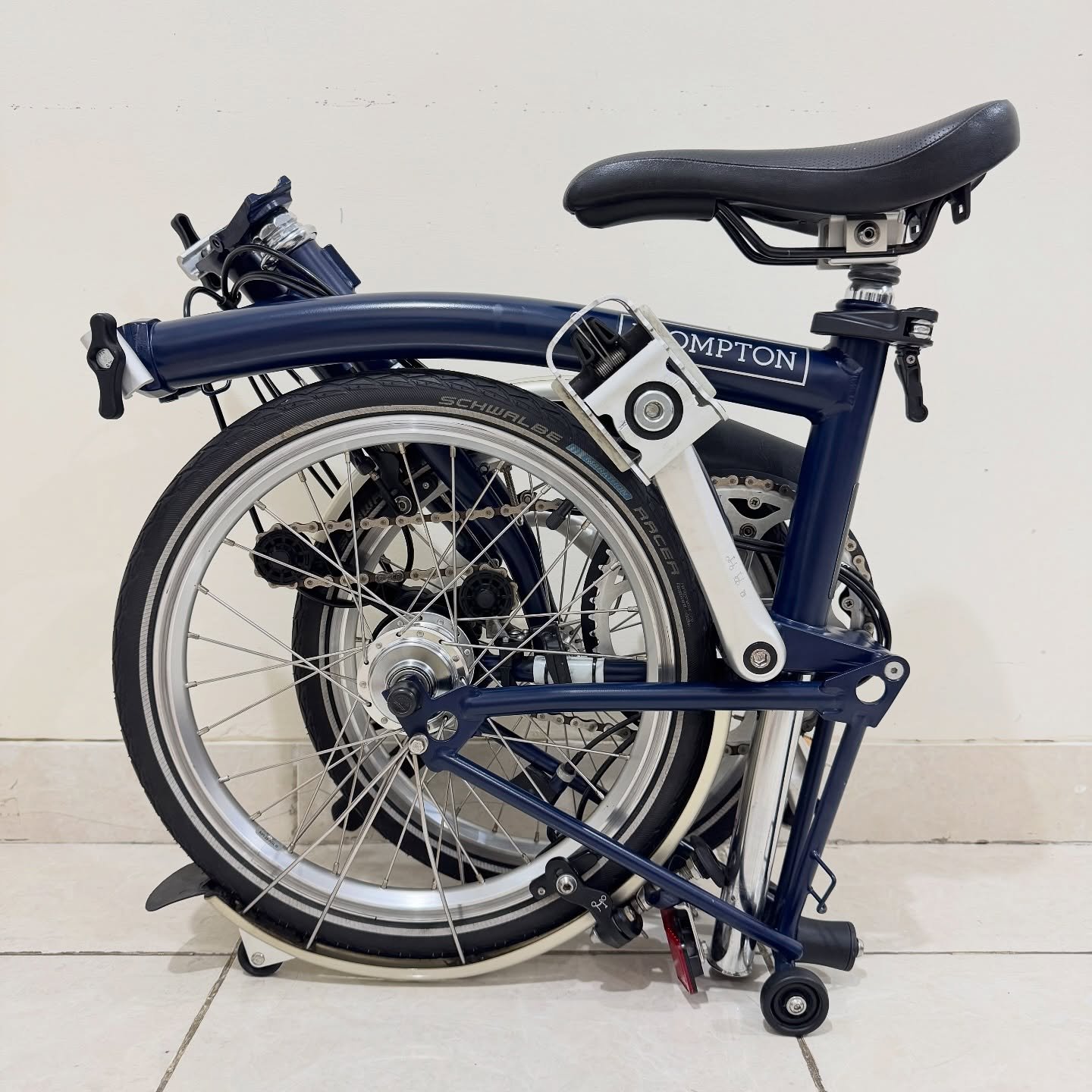 Brompton M6L Tempest Blue 2020 4 - Brompton Bekas Brompton M6L Tempest Blue 2020
