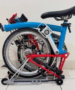 Brompton M6R Lagoon Blue Red 2019