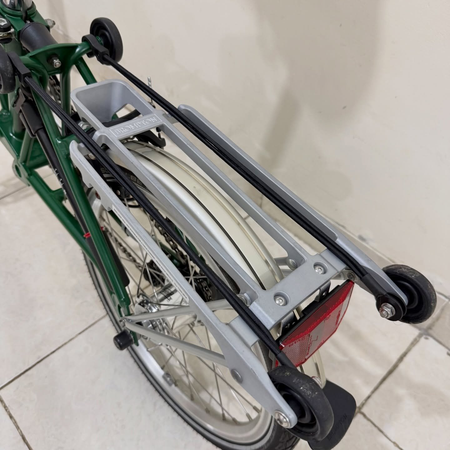 Brompton M6R Racing Green 2019 Full Aksesoris (10) - Brompton Bekas