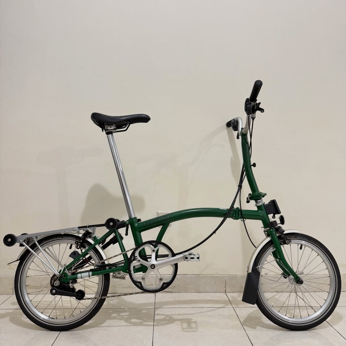 Brompton M6R Racing Green 2019 Full Aksesoris (2) - Brompton Bekas