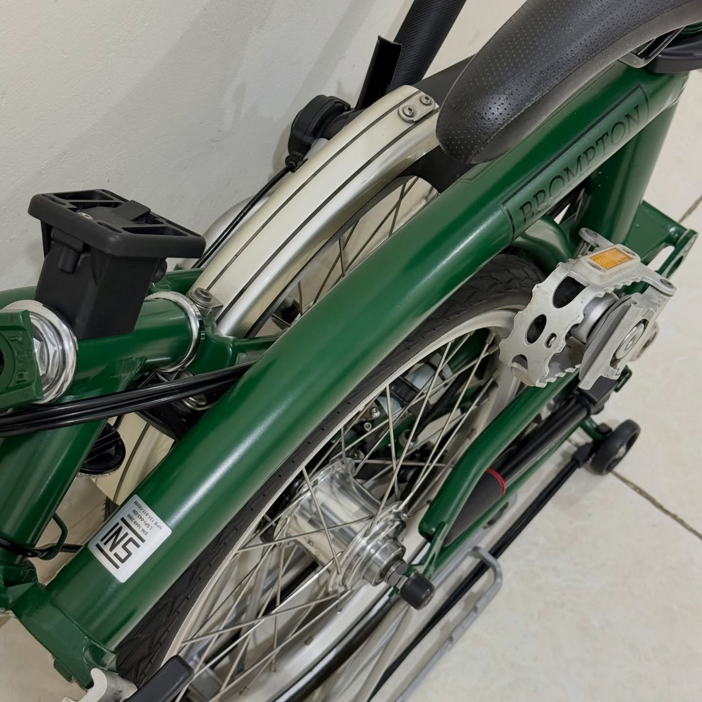 Brompton M6R Racing Green 2019 Full Aksesoris (4) - Brompton Bekas