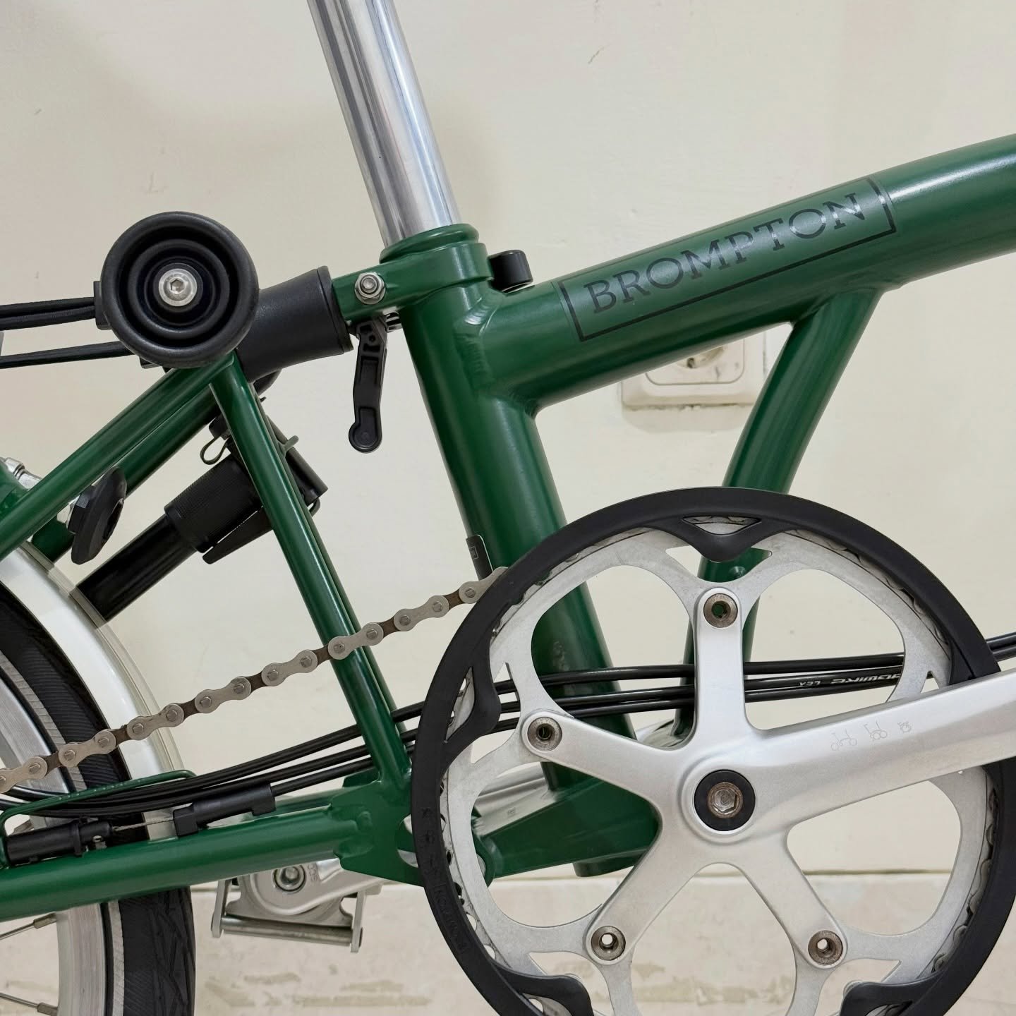 Brompton M6R Racing Green 2019 Full Aksesoris (5) - Brompton Bekas
