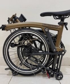 Brompton P Line M12L-X Bronze Sky 2024 | Like New Titanium 12 Speed