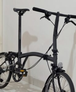 Brompton P Line S4L-X Midnight Black 2022 | Titanium Like New 98%