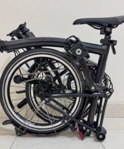 Brompton P Line S4L-X Midnight Black 2022 | Titanium Like New 98%