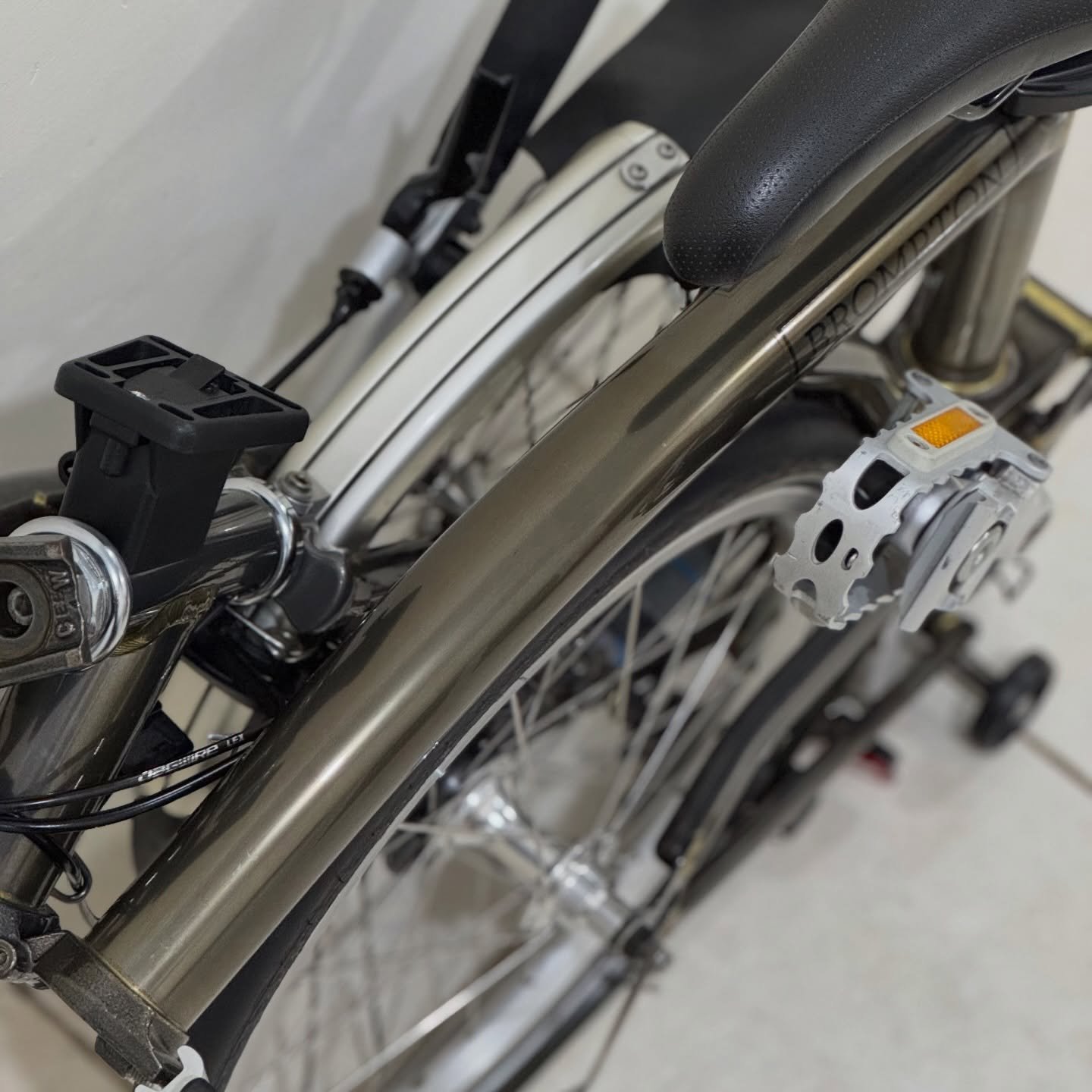Brompton S2L Raw Lacquer 2017 Bekas Istimewa 90 Original 10 - Brompton Bekas