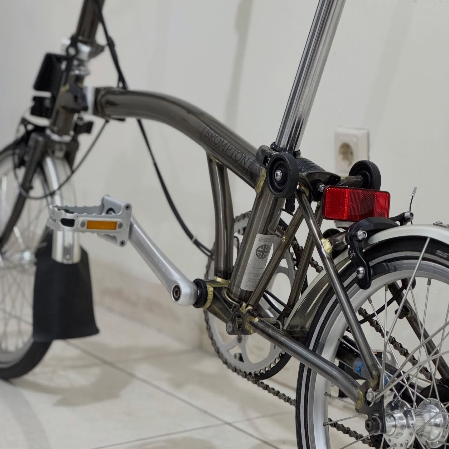 Brompton S2L Raw Lacquer 2017 Bekas Istimewa 90 Original 4 - Brompton Bekas