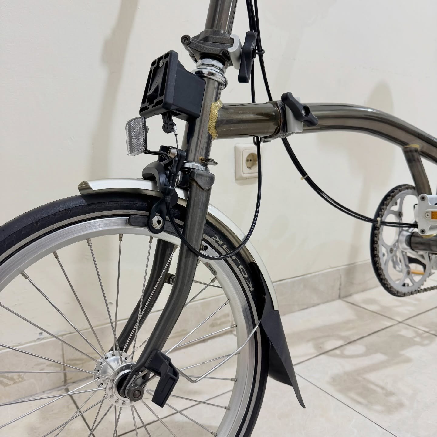 Brompton S2L Raw Lacquer 2017 Bekas Istimewa 90 Original 6 - Brompton Bekas